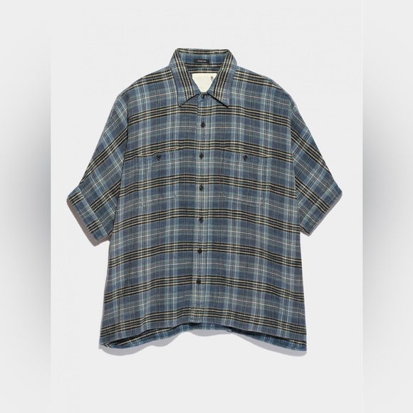 R13 Plaid Oversized Boxy Shirt. Size small - Picture 12 of 13